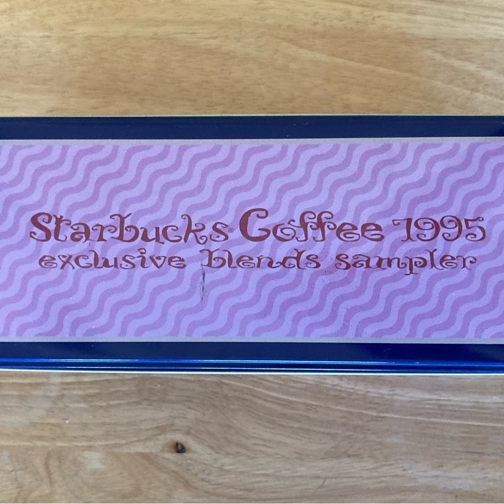 Starbucks 1995 Coffee Tin (Empty)